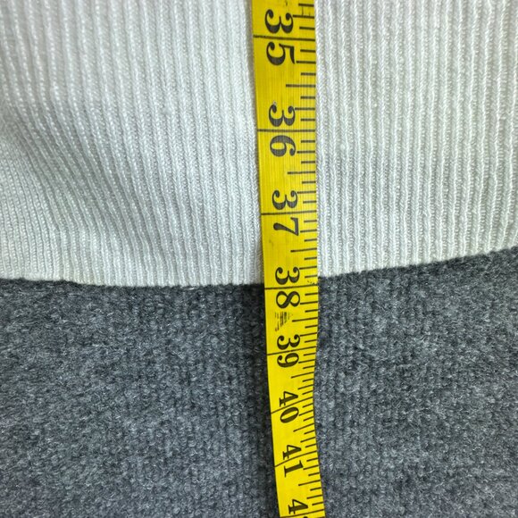 Tommy Bahama Linen Cardigan Womens Extra Large Open Long Duster White Sweater - Picture 11 of 14